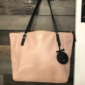 pink skate Spade tote